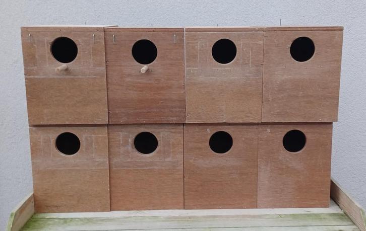 Broedblokken, Dieren en Toebehoren, Vogels | Hokken en Kooien, Gebruikt, Overige typen, Hout, Ophalen