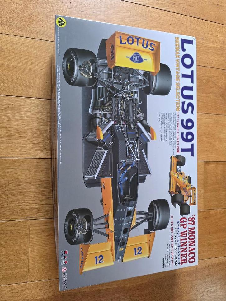 Tamiya Ferrari 312t + beemax lotus 99t, Hobby en Vrije tijd, Modelbouw | Auto's en Voertuigen, Zo goed als nieuw, Auto, Groter dan 1:32