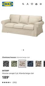 IKEA stoffen zitzakken, Huis en Inrichting, Zitzakken, Ophalen, Nieuw, Beige, Zitzak