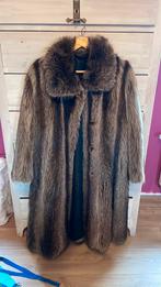 Manteau fourrure raton laveur, Kleding | Dames, Ophalen of Verzenden, Gedragen, Maat 42/44 (L), Bruin