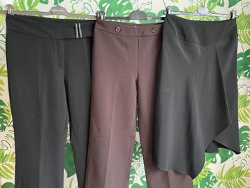 2 lange broeken merk 123 - GRATIS rok merk 123 - maat 36 beschikbaar voor biedingen