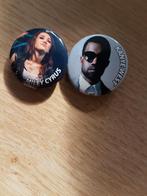 vintage buttons Miley cyrus kanye west, Comme neuf, Enlèvement ou Envoi