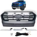 Zwarte Sport Grill Met Led Voor Ford Ranger T7, Verzenden