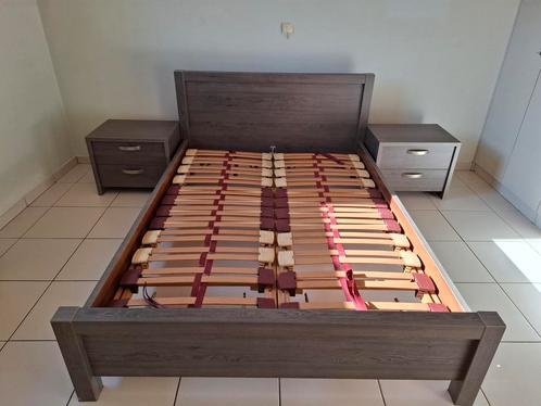 Bed 140x200cm met luxe lattenbodem ZONDER nachtkastjes, Huis en Inrichting, Slaapkamer | Complete slaapkamers, Gebruikt, Ophalen