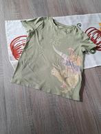 Kidz nation khaki t-shirt met dino's 116, Ophalen of Verzenden, Zo goed als nieuw, Shirt of Longsleeve, Kidz Nation