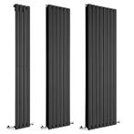 Zwarte verticale radiator 600x1800, Ophalen of Verzenden, Zo goed als nieuw