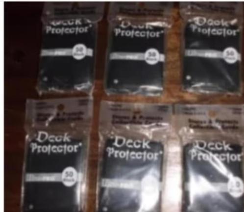 sleeves -DECK PROTECTOR BLACK ULTRA PRO - 6 voor 10 !, Hobby en Vrije tijd, Verzamelkaartspellen | Magic the Gathering, Ophalen of Verzenden