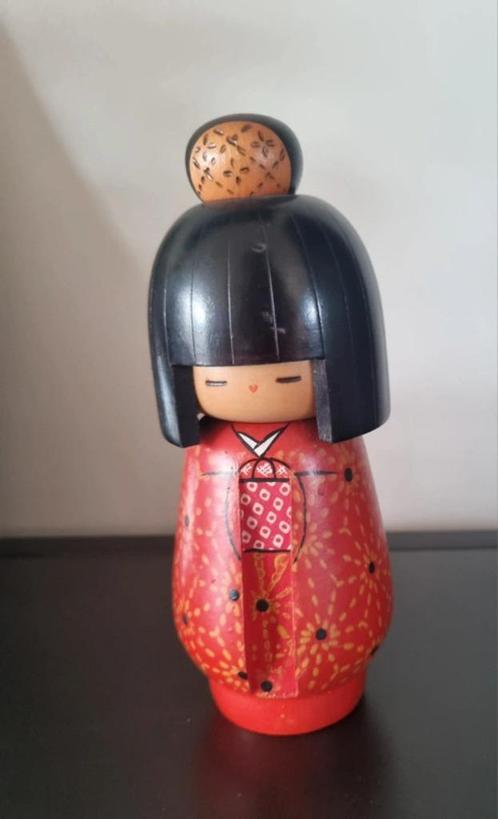 Creatieve kokeshi van Kazuo Takamizawa (1927-), Antiek en Kunst, Kunst | Beelden en Houtsnijwerken, Verzenden
