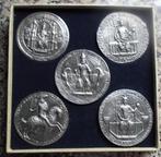Loden penningen heersers van luxemburg, 1288 - 1419, Postzegels en Munten, Penningen en Medailles, Overige materialen, Verzenden
