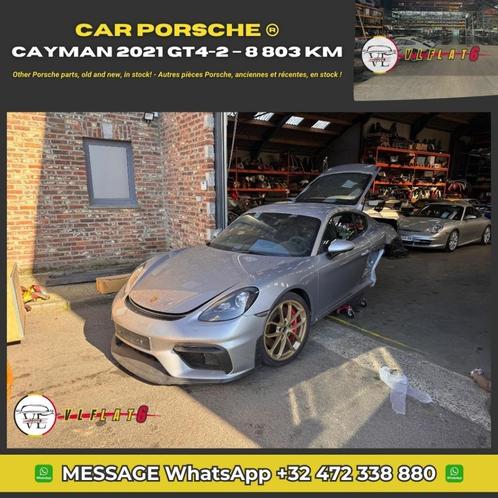 Porsche Cayman 2021 GT4-2 – 8 803 km, Autos, Porsche, Entreprise, Cayman, Essence, Euro 6, Coupé, 2 portes, Automatique, Argent ou Gris