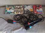 PS3 SINGSTAR PACK 2 MICRO + 4 GAMES, 3 spelers of meer, Ophalen of Verzenden, Gebruikt, Muziek