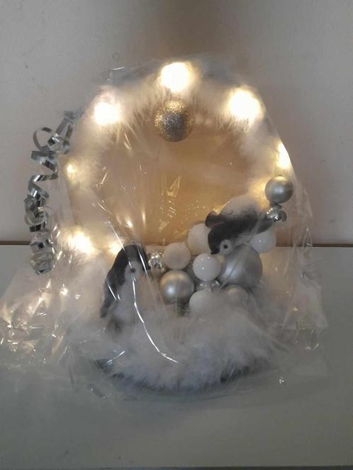 Montage de Noël lumineux "Glissade de pingouins", Diversen, Kerst, Nieuw, Ophalen