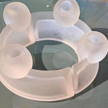 tupperware magic lights glazen kandelaar nieuw in de doos beschikbaar voor biedingen