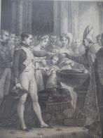 Baptême du Prince Louis Napoléon III Leguay, E. graveur, Antiek en Kunst, Ophalen of Verzenden