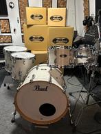 Drumstel Pearl Master Maple/Gum Silver White Swirl(Limited E, Muziek en Instrumenten, Drumstellen en Slagwerk, Ophalen, Zo goed als nieuw