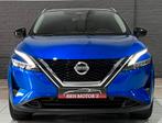 Nissan Qashqai 1.3 DIG-T//1ere Pro//Carnet//Navi//Led//Cam//, Voorwielaandrijving, Stof, Blauw, Bedrijf