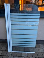 Douche scherm om op badrand te plaatsen 130 hoogx75 breed, Ophalen, Gebruikt