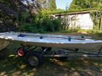 Laser standaard met trailer en strandkar en twee zeilen, Ophalen, Gebruikt, Laser