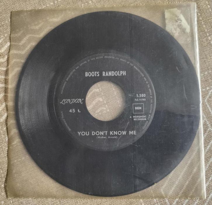 Boots Randolph - You don't know me/Smoke gets in your eyes, Cd's en Dvd's, Vinyl | Overige Vinyl, Gebruikt, Overige formaten, Ophalen of Verzenden