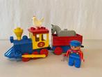 Duplo Trein-Takelwagen-Vuilniswagen-Tractor-Motorrijders, Comme neuf, Duplo, Ensemble complet, Enlèvement ou Envoi