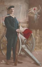 MILITAIR -  Marine Soldaat bij Kanon + 105 Jaar Oud !, Verzamelen, Postkaarten | Themakaarten, Gelopen, Overige thema's, Voor 1920