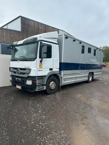 Paardenvrachtwagen 6 paarden mercedes Benz 1832 beschikbaar voor biedingen