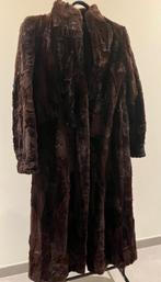 zeer mooie lange bontjas, Enlèvement, Comme neuf, Taille 38/40 (M), Brun