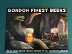Gordon finest beers reclamebord, Verzamelen, Biermerken, Ophalen of Verzenden, Zo goed als nieuw