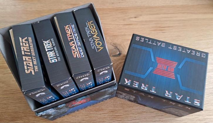 Star Trek Greatest Battles VHS Box (1998) – In Goede Staat, Cd's en Dvd's, VHS | Documentaire, Tv en Muziek, Zo goed als nieuw