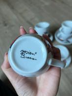 Koffietassen set josefien broeren, Verzamelen, Porselein, Kristal en Bestek, Ophalen, Zo goed als nieuw