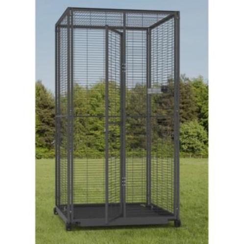 Volière mobile 1x1x2 m pour perroquet cage ara cacatoes XXL, Animaux & Accessoires, Oiseaux | Cages & Volières, Neuf, Volière