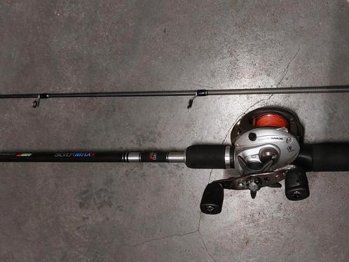 Lot de 6 cannes(casting,spining,coup,mouche)+epuisette +supp, Watersport en Boten, Hengelsport | Roofvissen, Zo goed als nieuw