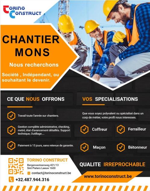 Op zoek naar onafhankelijke, Vacatures, Vacatures | Bouwnijverheid, Overige vormen, 33 - 40 uur
