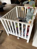 Babypark Wit Bopita + Bopita matras + boxdeken, Kinderen en Baby's, Babyparken, Ophalen, Gebruikt, Rechthoekig, In hoogte verstelbaar
