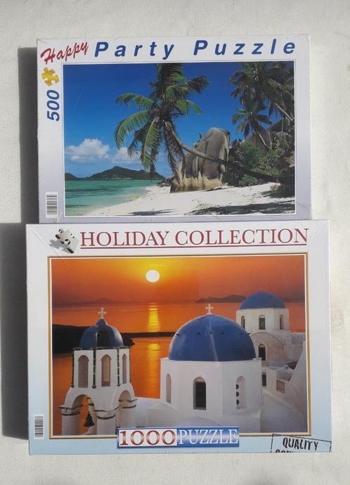 Puzzels 500/1000 stukken, Hobby en Vrije tijd, Denksport en Puzzels, Zo goed als nieuw, Legpuzzel, 500 t/m 1500 stukjes, Verzenden