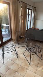 HK living wire chairs - 3 stuks, asap op te halen, Huis en Inrichting, Ophalen, Drie, Zwart, Design