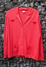 Cardigan-veste en rouge vermillon pour dame de taille 48 (3L, Vêtements | Femmes, Blouses & Tuniques, Rouge, Mayerline, Taille 46/48 (XL) ou plus grande