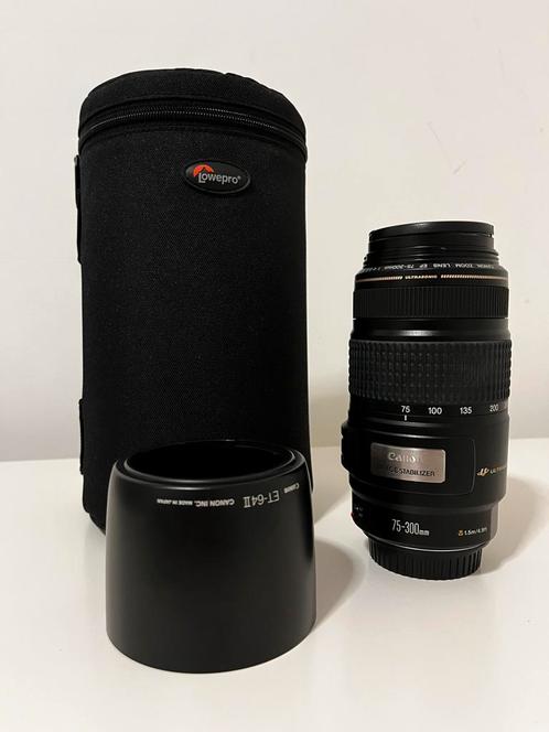 Canon EF 75-300 mm / 4.0-5.6 USM IS ø 58 mm, Audio, Tv en Foto, Foto | Lenzen en Objectieven, Zo goed als nieuw, Ophalen