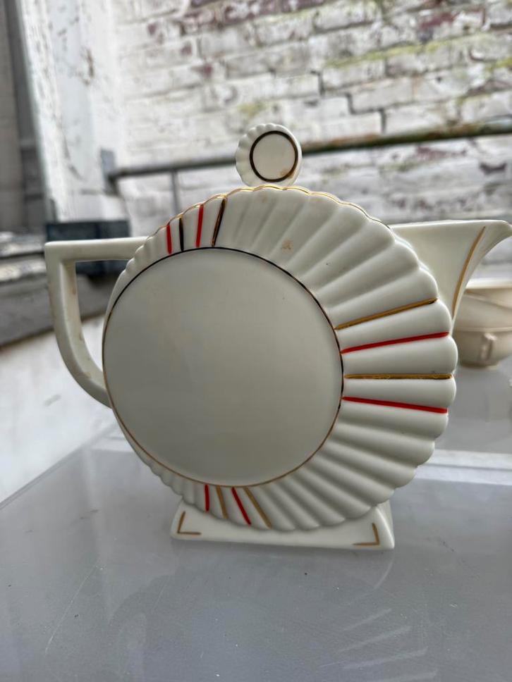 Service à thé Art déco porcelaine Tchécoslovaquie(1920-1925), Antiek en Kunst, Antiek | Servies compleet, Ophalen