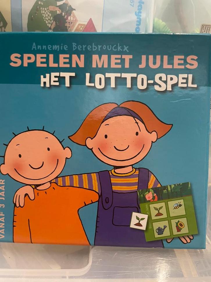 spelen met jules - het lotto spel, Hobby en Vrije tijd, Gezelschapsspellen | Overige, Zo goed als nieuw, Ophalen