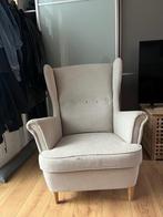 Ikea Strandmon fauteuil grijs, Huis en Inrichting, Fauteuils, Ophalen, Gebruikt, Stof