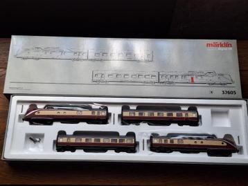 Märklin HO 37605+43115 Trans Europ Express van de DB disponible aux enchères