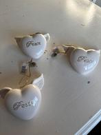 Decoratie Hanger hart porselein ‘peace’ Goodwill, Huis en Inrichting, Ophalen of Verzenden, Nieuw