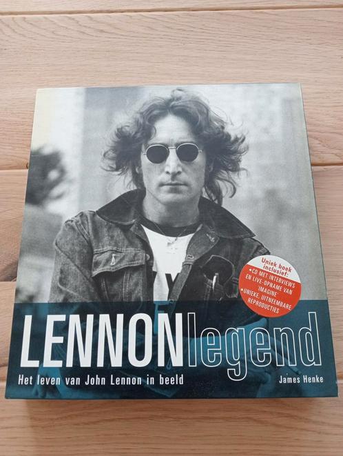J. Henke - Lennon Legend The Beatles boek + cd, Boeken, Biografieën, Ophalen of Verzenden