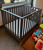 Park baby + matras + groene parklegger, Kinderen en Baby's, Babyparken, Ophalen, Gebruikt, Rechthoekig, In hoogte verstelbaar