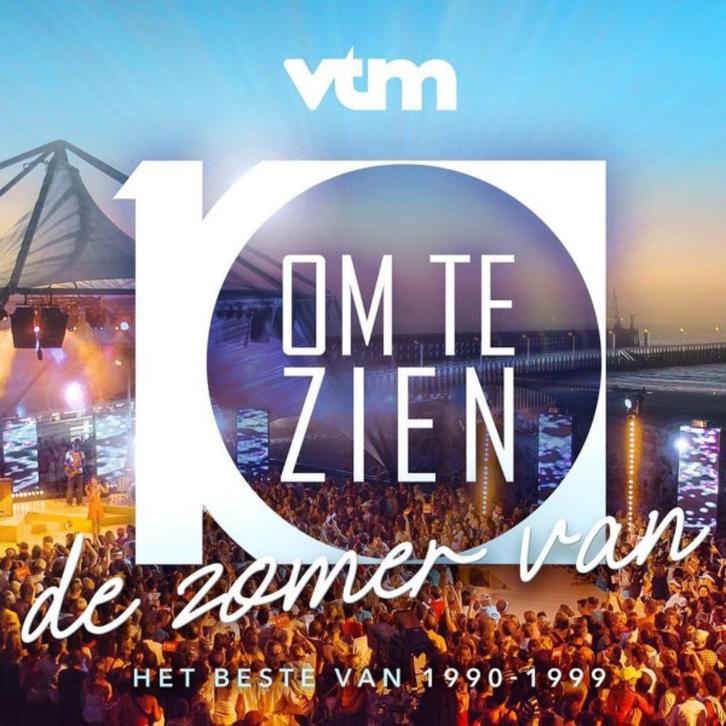 2051 - 10 OM TE ZIEN - DE ZOMER VAN - 1990/1999 - 5CD NIEUW, Cd's en Dvd's, Cd's | Verzamelalbums, Nieuw in verpakking, Pop, Verzenden