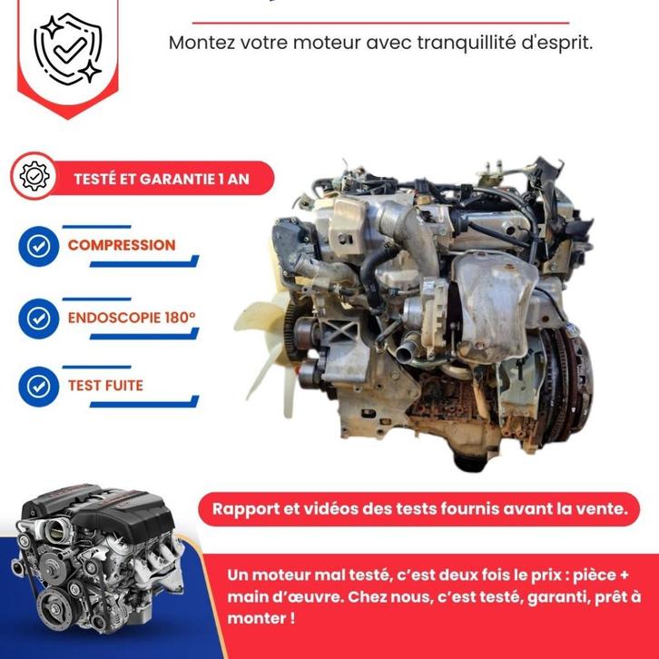 Nissan navara/pathfinder d40 2.5 dci complete motor, Auto-onderdelen, Motor en Toebehoren, Nissan, Nieuw, Ophalen of Verzenden