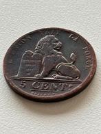 5 Cent Leopold 1 1848 België, Ophalen, Losse munt