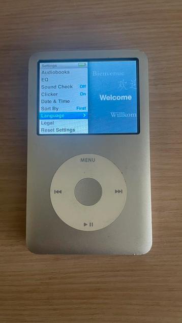iPod classic 120 gb 7e generatie, Audio, Tv en Foto, Mp3-spelers | Apple iPod, Ophalen of Verzenden, Zo goed als nieuw, Classic