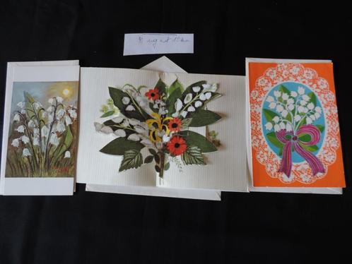 3 kaarten van 1 mei, nieuw, vintage in perfecte staat, Verzamelen, Postkaarten | Themakaarten, Ongelopen, 1980 tot heden, Feest(dag)